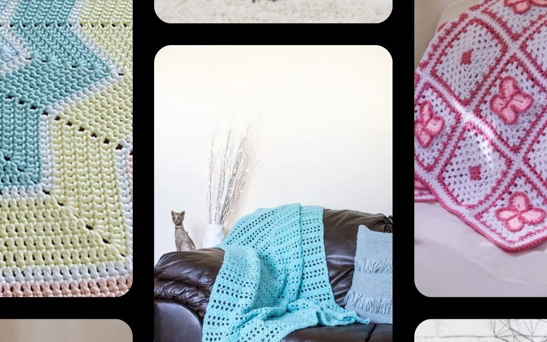 5 Crochet Blanket Throw Free Patterns For Beginners